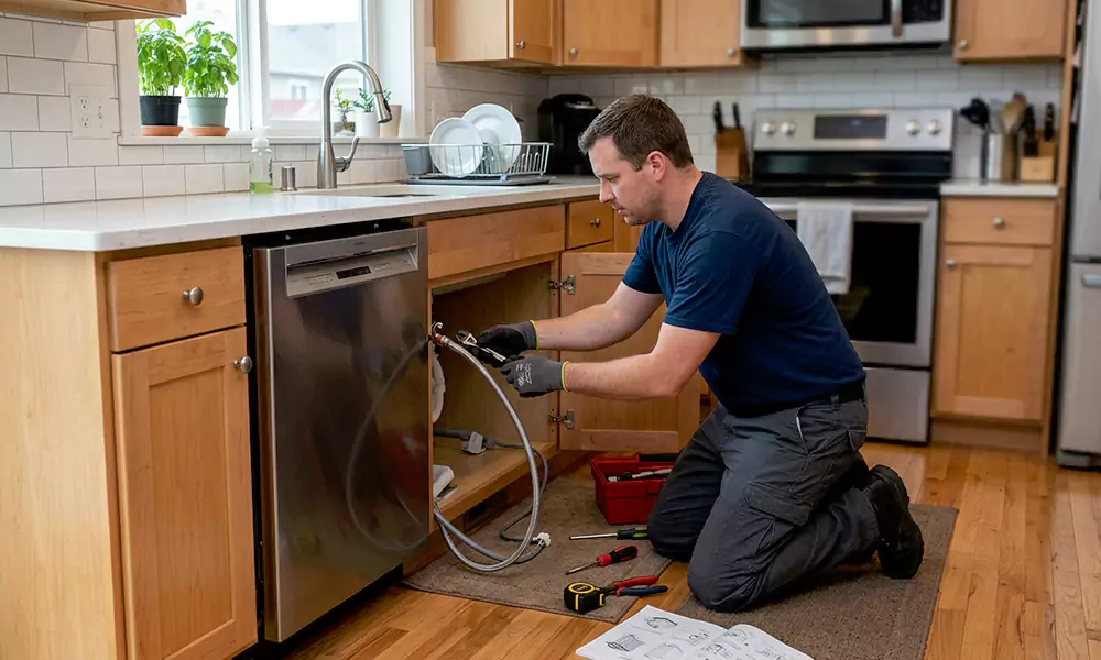 Dishwasher Installation in Wilmington, MA